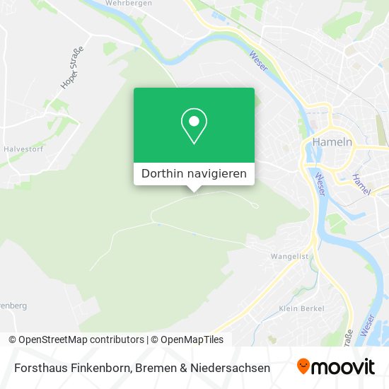 Forsthaus Finkenborn Karte