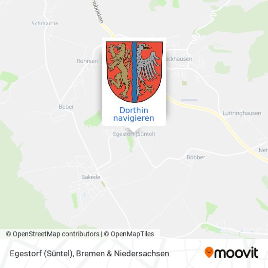 Egestorf (Süntel) Karte
