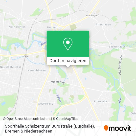 Sporthalle Schulzentrum Burgstraße (Burghalle) Karte