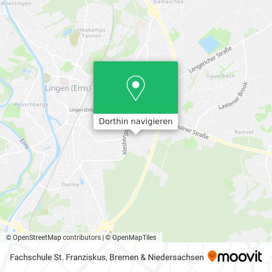 Fachschule St. Franziskus Karte