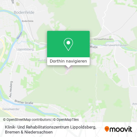 Klinik- Und Rehabilitationszentrum Lippoldsberg Karte