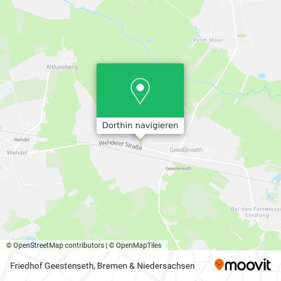 Friedhof Geestenseth Karte