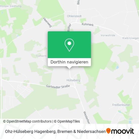 Ohz-Hülseberg Hagenberg Karte