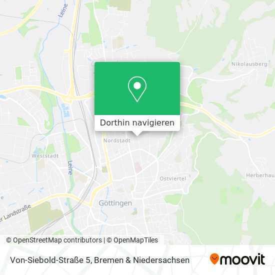 Von-Siebold-Straße 5 Karte