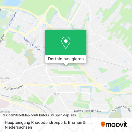 Haupteingang Rhododendronpark Karte