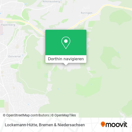 Lockemann-Hütte Karte