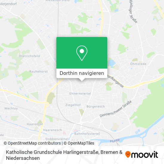 Katholische Grundschule Harlingerstraße Karte