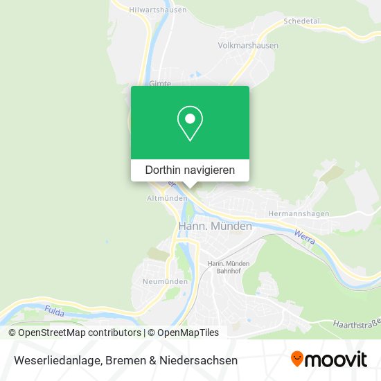 Weserliedanlage Karte