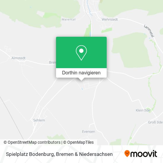Spielplatz Bodenburg Karte