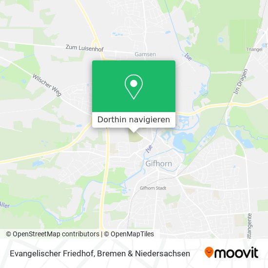 Evangelischer Friedhof Karte