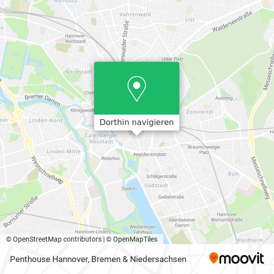 Penthouse Hannover Karte