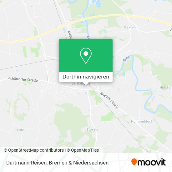 Dartmann-Reisen Karte