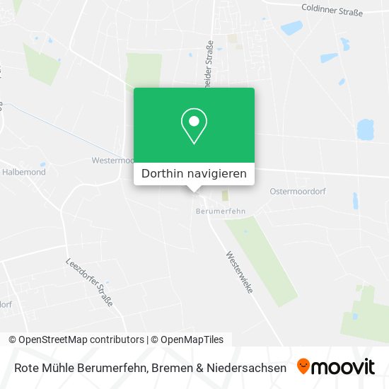 Rote Mühle Berumerfehn Karte