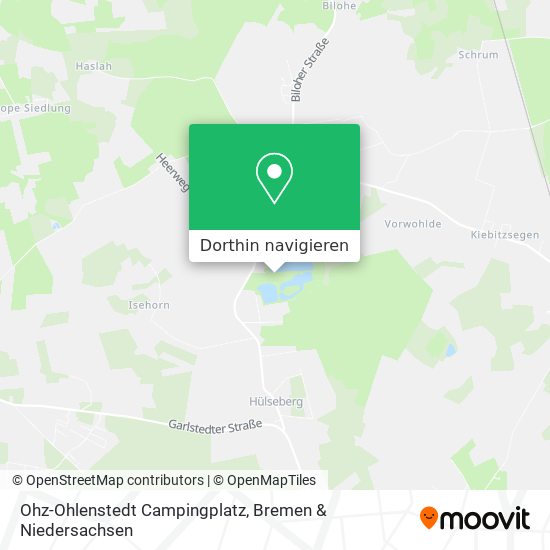 Ohz-Ohlenstedt Campingplatz Karte