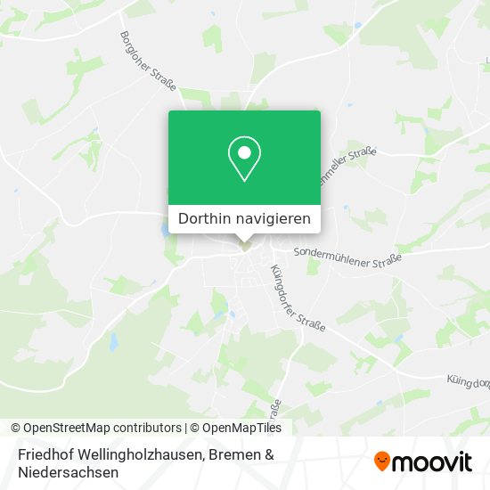 Friedhof Wellingholzhausen Karte