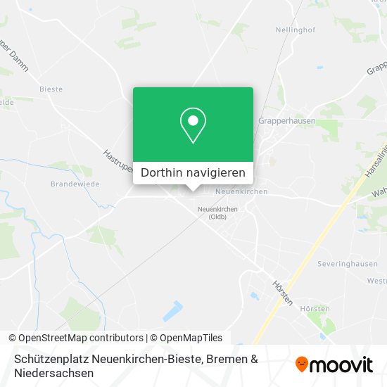 Schützenplatz Neuenkirchen-Bieste Karte