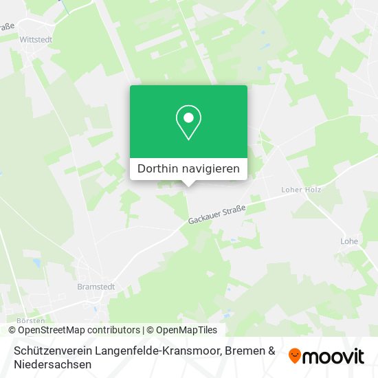 Schützenverein Langenfelde-Kransmoor Karte