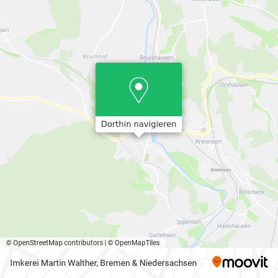 Imkerei Martin Walther Karte