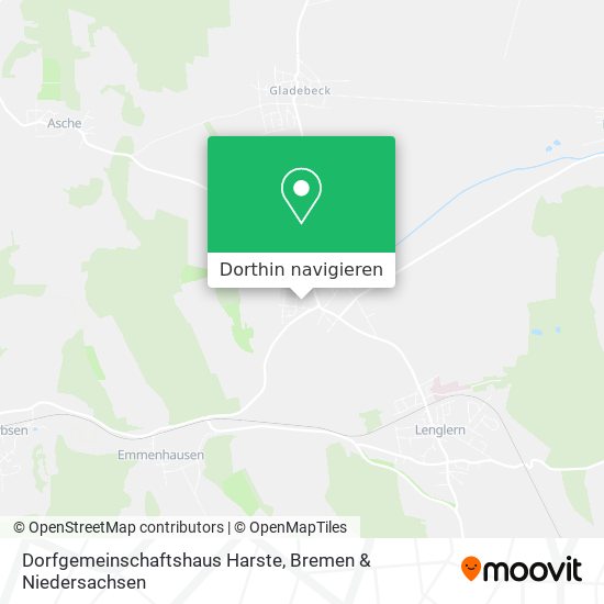 Dorfgemeinschaftshaus Harste Karte