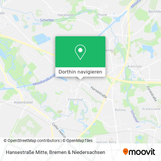 Hansestraße Mitte Karte