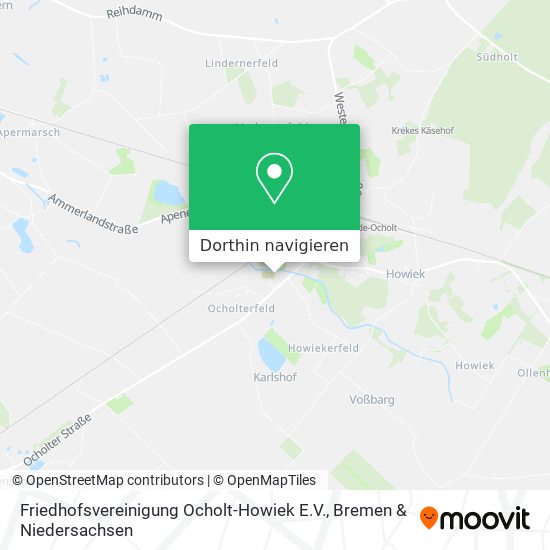 Friedhofsvereinigung Ocholt-Howiek E.V. Karte