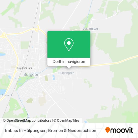 Imbiss In Hülptingsen Karte