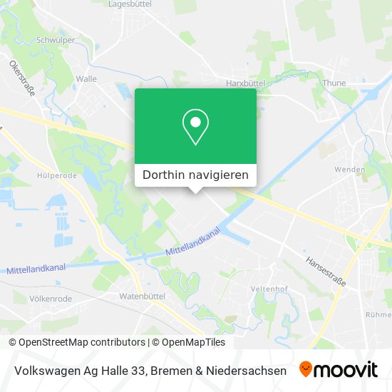 Volkswagen Ag Halle 33 Karte