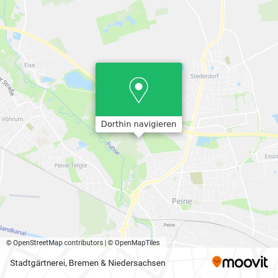 Stadtgärtnerei Karte