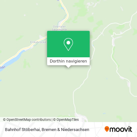 Bahnhof Stöberhai Karte