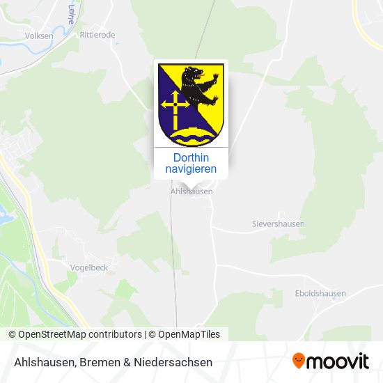 Ahlshausen Karte