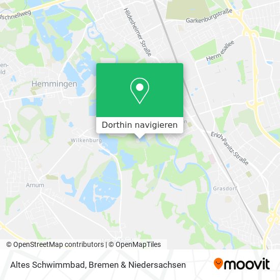 Altes Schwimmbad Karte