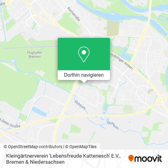 Kleingärtnerverein 'Lebensfreude Kattenesch' E.V. Karte