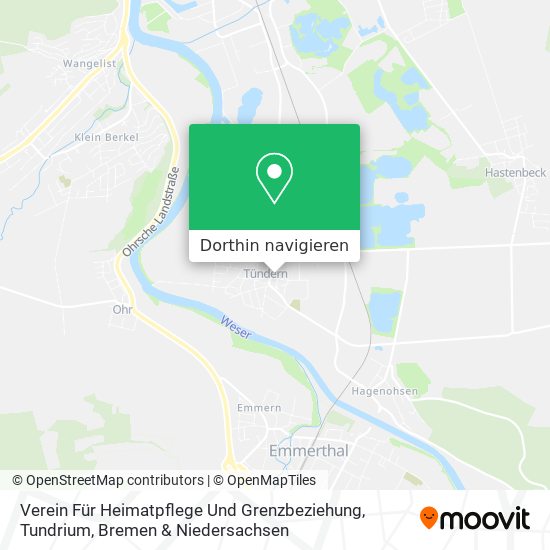Verein Für Heimatpflege Und Grenzbeziehung, Tundrium Karte
