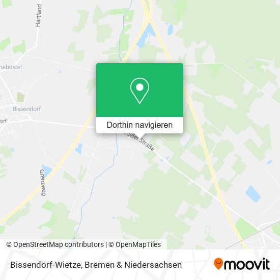 Bissendorf-Wietze Karte