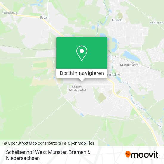 Scheibenhof West Munster Karte