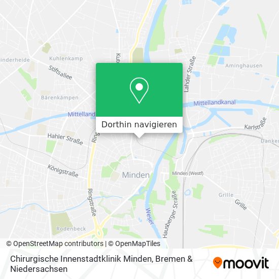 Chirurgische Innenstadtklinik Minden Karte