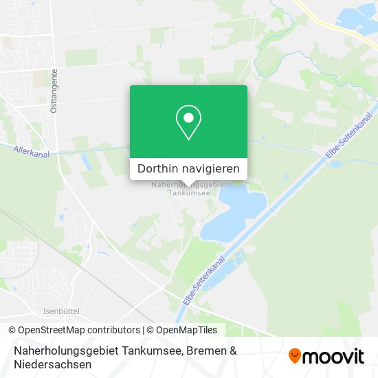 Naherholungsgebiet Tankumsee Karte