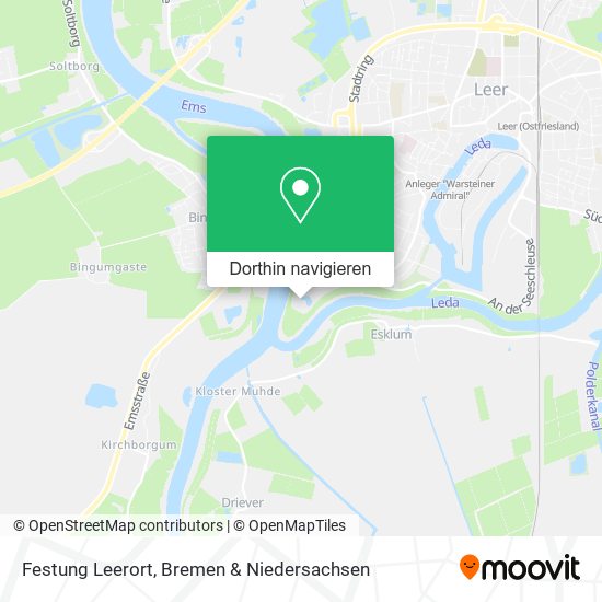 Festung Leerort Karte