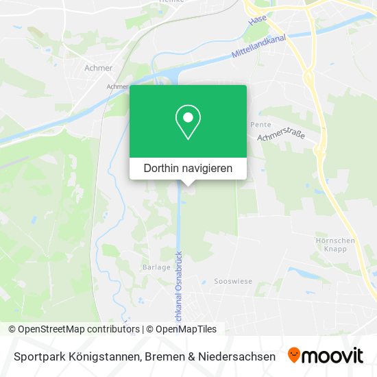 Sportpark Königstannen Karte
