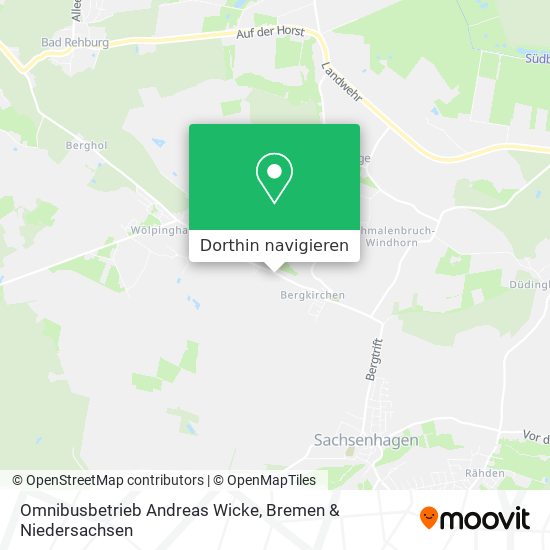Omnibusbetrieb Andreas Wicke Karte