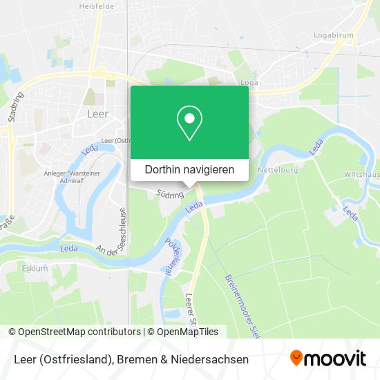 Leer (Ostfriesland) Karte