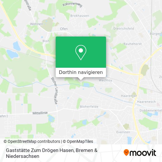Gaststätte Zum Drögen Hasen Karte