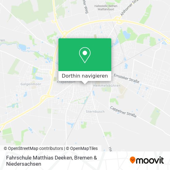 Fahrschule Matthias Deeken Karte