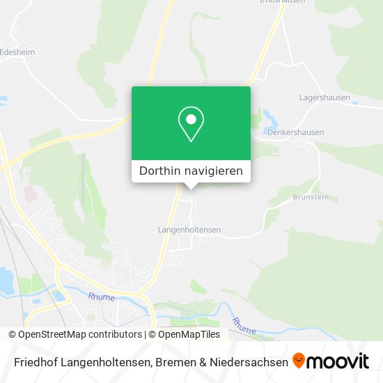 Friedhof Langenholtensen Karte