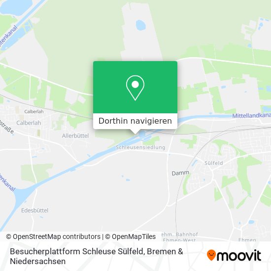 Besucherplattform Schleuse Sülfeld Karte