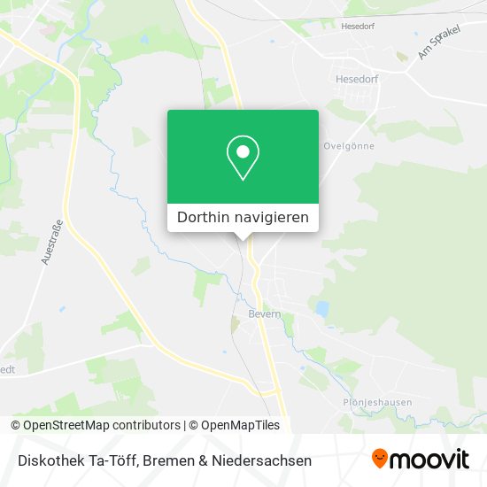 Diskothek Ta-Töff Karte
