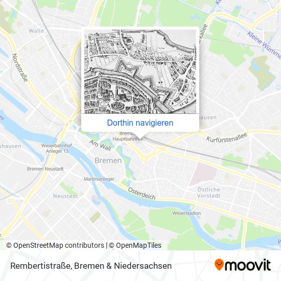 Rembertistraße Karte