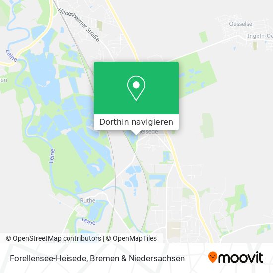 Forellensee-Heisede Karte