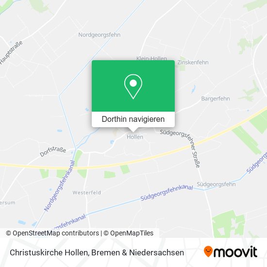 Christuskirche Hollen Karte