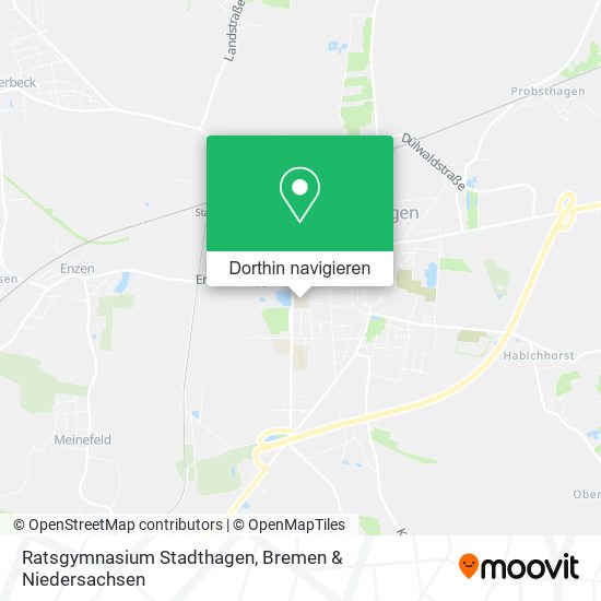 Ratsgymnasium Stadthagen Karte